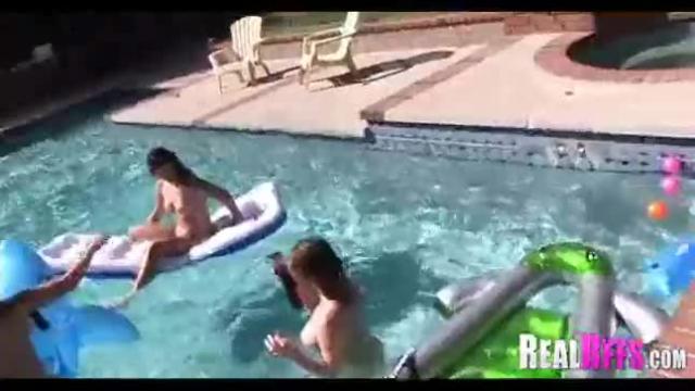 Pool party college orgy 050